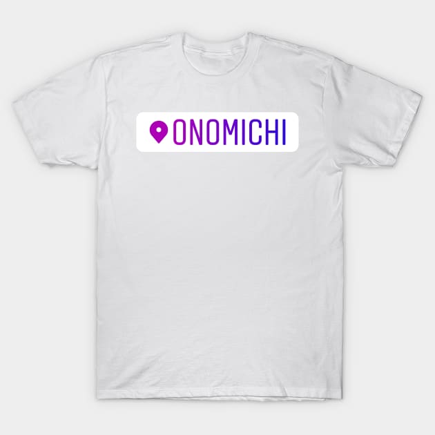 Onomichi Instagram Location Tag T-Shirt by RenataCacaoPhotography